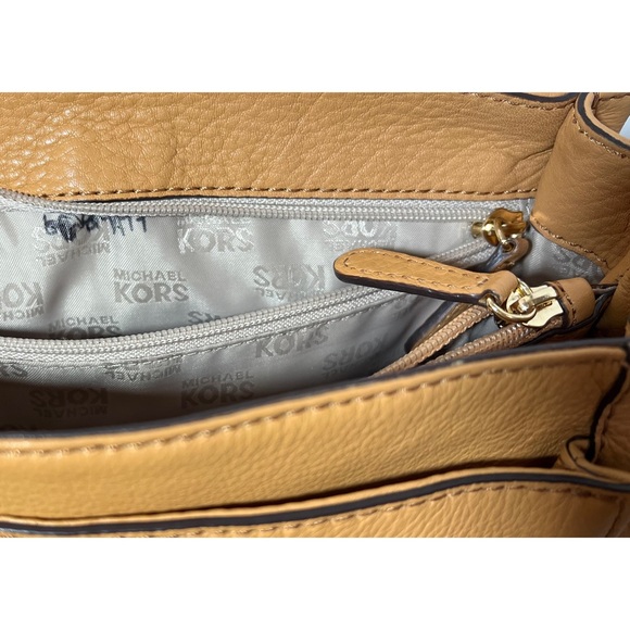 MICHAEL KORS Margo Genuine Leather Satchel - Picture 10 of 15